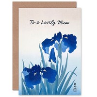 Iris Blumen Blumen Im Inneren Muttertag Mama Muttertagskarte