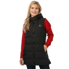 Women's Harvey And Jones Millie Full Zip Hooded Gilet In Black