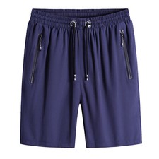 Men Polyester Shorts Athletic Sport Workout Casual Fitness Oversized Short Pants