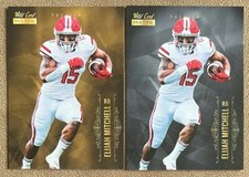 2021 Wild Card Matte Lot Silver & Gold Elijah Mitchell Rookie #MBC-66