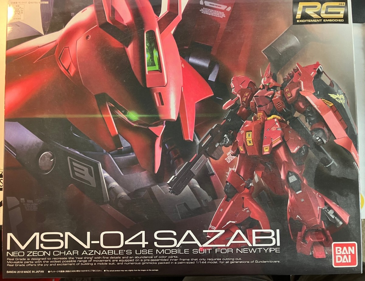ど*し様 RG MSN-04 SAZABI 1/144 プラモデル 1/144 RG MSN-04 Sazabi — Ani Mecha