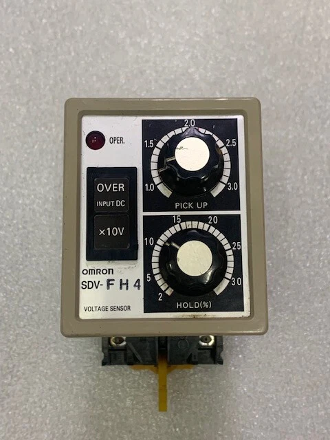 Omron SDV-FH4 Voltage Sensor Controller Input 100/110VAC Used Good Condition - Image 3 of 4