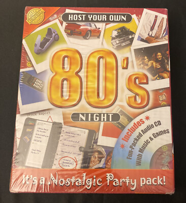 Host Your Own 80'S Party Night - Eighties CD, Games, Recipes