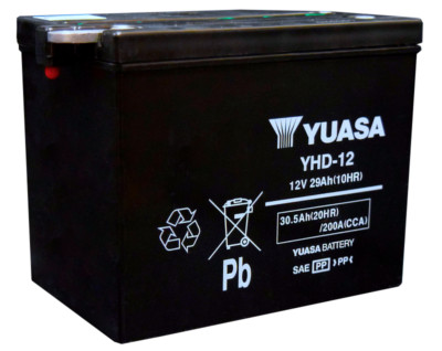 Yuasa For YHD-12 Yumicron CX 12-Volt Battery - YUAM22H12TWN