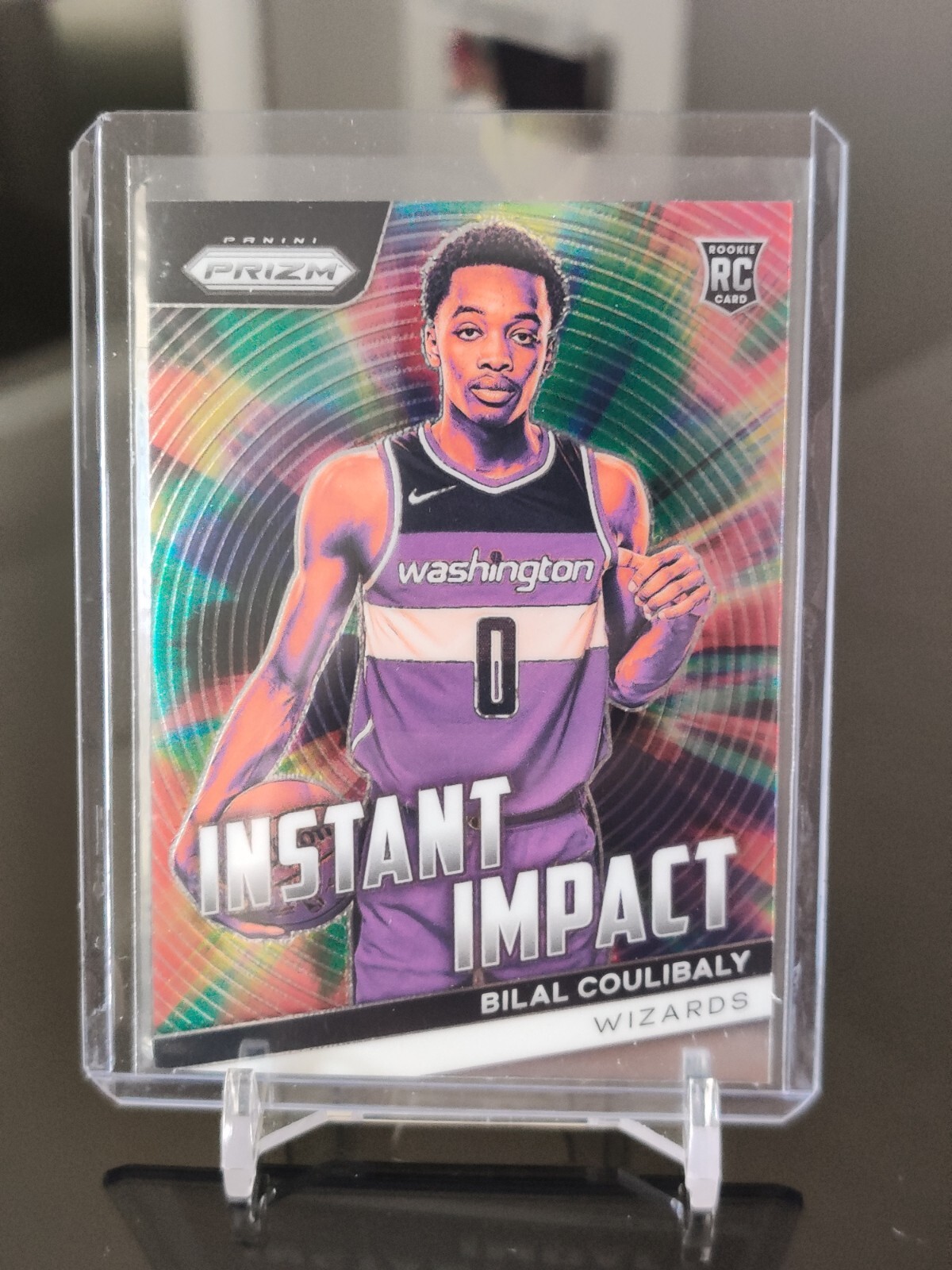 2023-24 Panini Prizm - Instant Impact Silver Prizm #19 Bilal Coulibaly (RC)