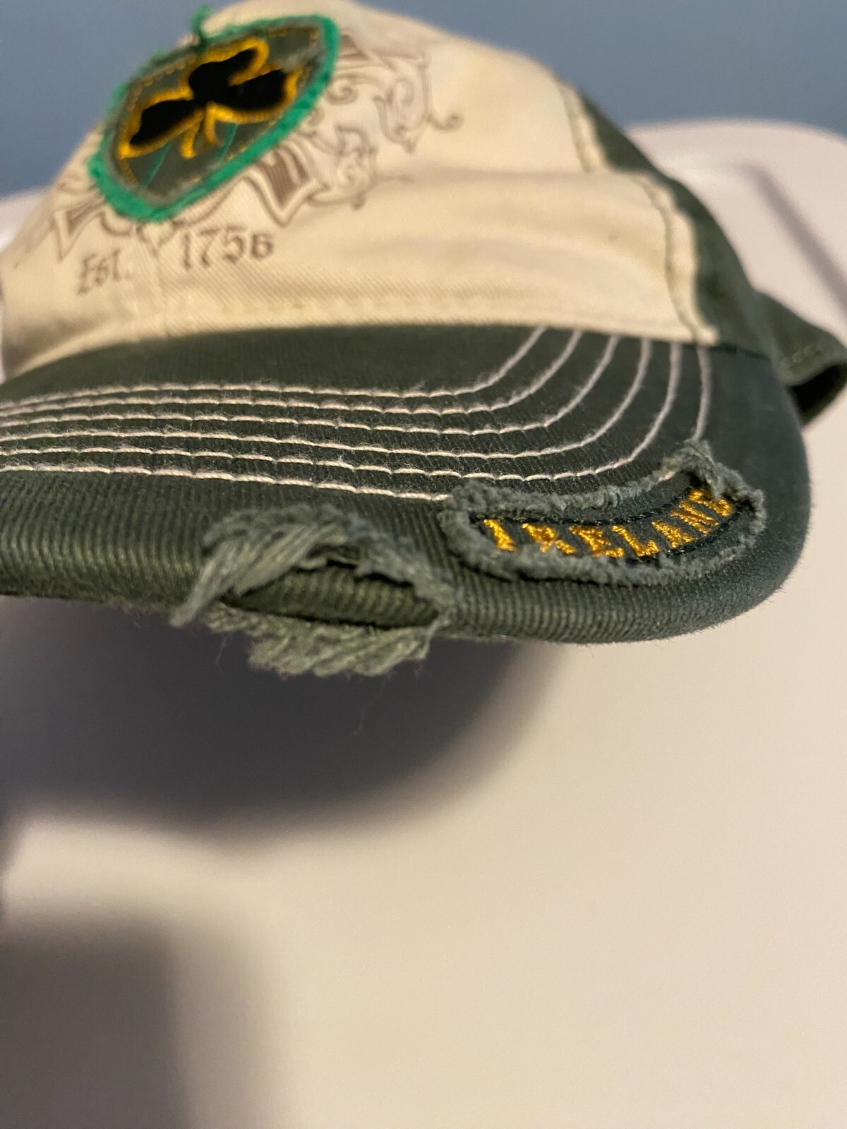 Ireland Established Distressed Adjustable Cap Hat… - image 5