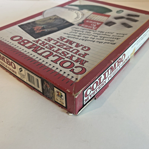 Columbo Mystery Puzzle Game Ashes to Ashes 1989 Jigsaw Peter Falk- incomplete - Picture 5 of 7