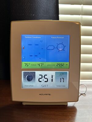 acurite color weather station