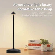 Rechargeable Table Lamp Creative Dining Touch Led Hotel Bar Coffee Pina Light