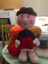 New Hand Knitted Florence From The Magic Roundabout. Pattern by Alan Dart
