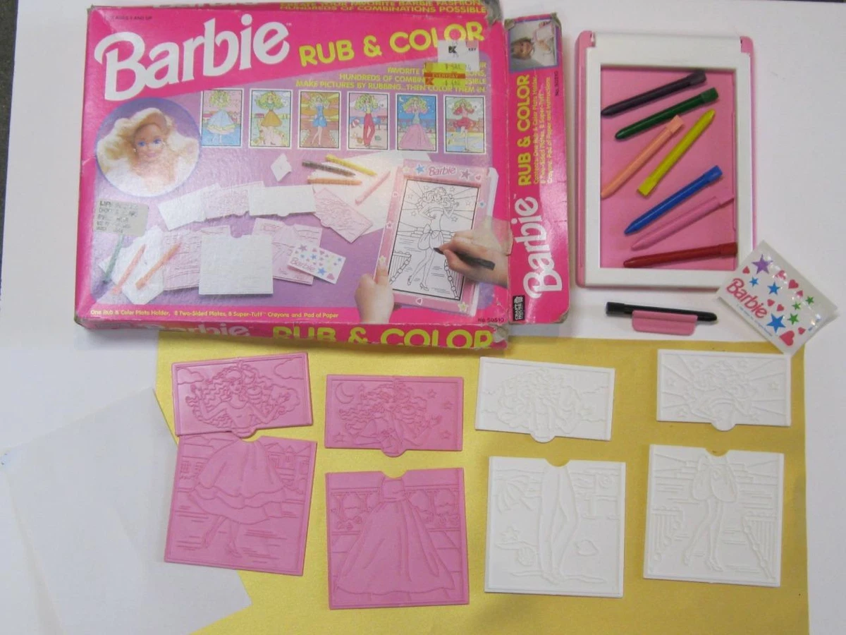 Barbie- Fashion Design Plate Playing set