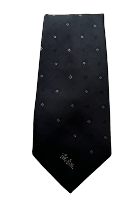 JOHN WEITZ BLACK DIAMOND PRINT MADE IN USA SILK MEN display picture 3