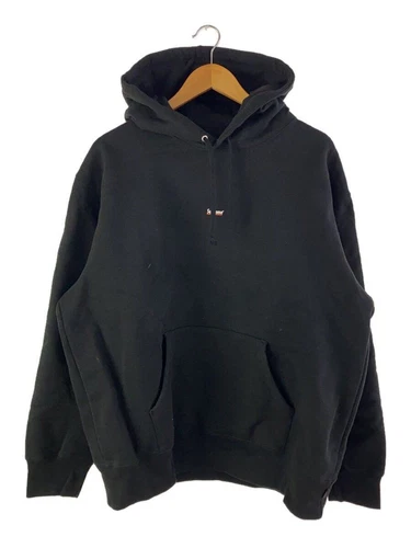 Supreme Felpa con Cappuccio Sottolinea Felpa con Cappuccio L Cotone Nero Usata