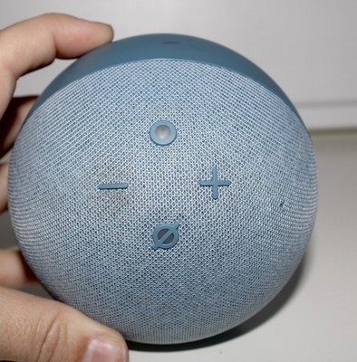 Amazon Echo Dot 4th Gen Blue Smart Home Speaker Only With Alexa *Works*