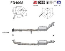 DPF Rußpartikelfilter Dieselpartikelfilter AS FD1068 Cordierit für NISSAN MURANO