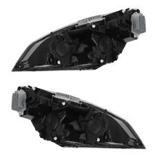 Affordable LED Headlights for Trucks with Great Reviews LED Headlight Assembly Pair Black Housing Upgrade Truck Lights Enhanced