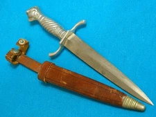 VINTAGE GERMANY KNIFE BLACK FOREST BALL CLAW FIGHTING STILETTO SURVIVAL BOWIE EC