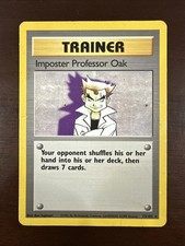 Imposter Professor Oak 073/102 Base Set Regular