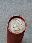 Terrific Au 1900 Indian Head &D Mint Dime Ends Of Lincoln Wheat Cent Roll