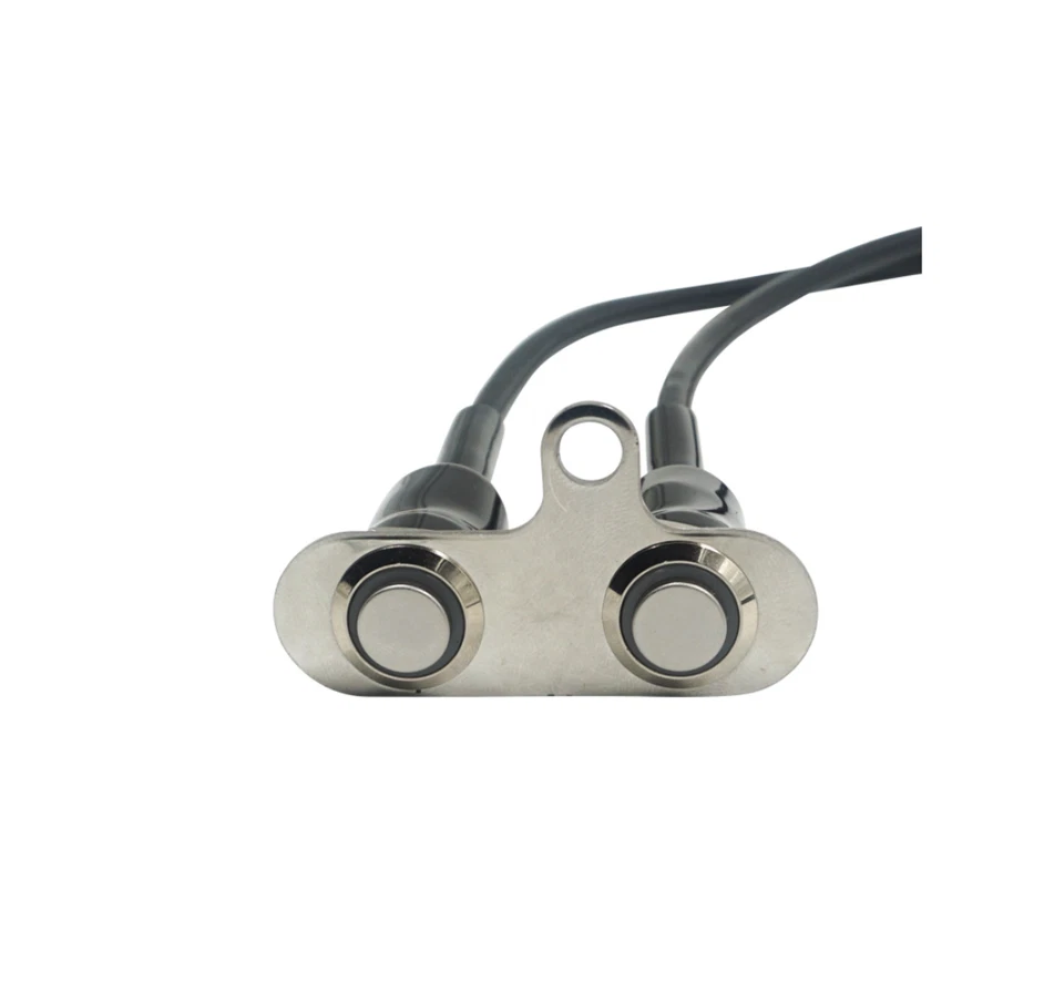 Farol de motocicleta CNC farol de neblina liga/desliga botões duplos interruptor de bloqueio de retorno manual - Imagem 3 de 4