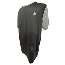 XL RBX XTrain Mens Black Gray Activewear Shirt Short Sleeve