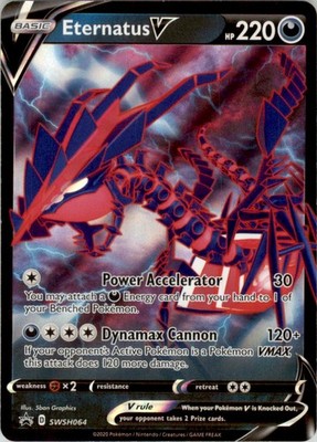 2020 Pokemon Sword & Shield, Promos - Sword & Shield Promos #SWSH064 Eternatus V