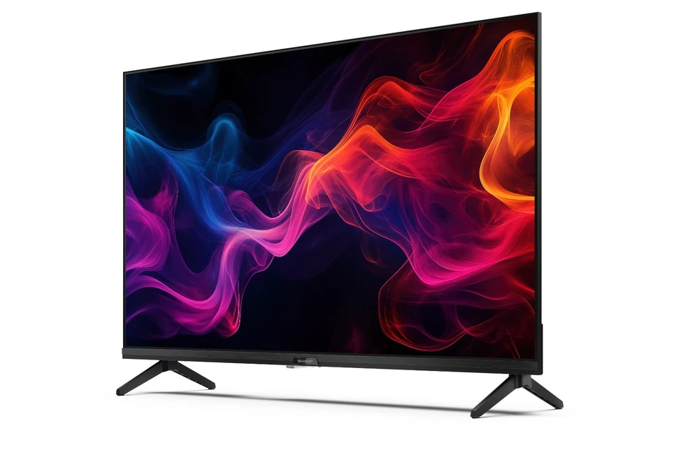 Televisore SMART GOOGLE TV Sharp 32" LED HD DVB-T2 HDMI 32GF2265E FRAMELESS NERO - Immagine 2 di 4