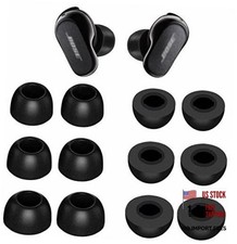 Memory Foam Tips Compatible with QuietComfort Earbuds II Ear Tips Eartips, No