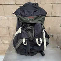 Osprey Crescent 90L Backpack Internal Frame Hiking Pack Men’s Large Black Green