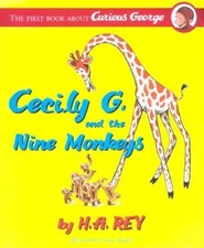 Cecily G. and the 9 Monkeys (Curious George) - Hardcover - VERY GOOD