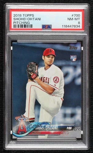 2018 Topps Shohei Ohtani (Pitching) #700 PSA 8 Rookie RC