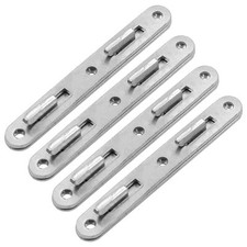 4 Sets Wood Bed Rail Connecting Fittings 5 Inch Thicken Furniture Bed Hardware