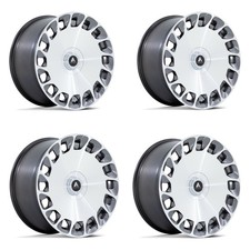 Set 4 24 Asanti Black Aristocrat Platinum Bright Machined 24x10 5x112 5x120 35m