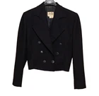 HERMES jacket size 40 Used (SG461) Black Vintage Jacket