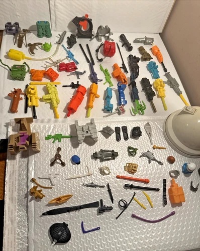 VHTF 1980s Accessories Weapons Lot Of 60+ Vintage Original G.I. Joe 3.75” ARAH