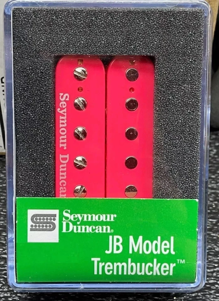 Seymour Duncan TB-4 JB Trembucker Bridge Electric Guitar Pickup - Neon Pink - Image 1 of 1