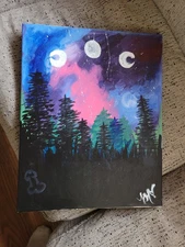 GENUINE FOREST PAINTING BY JESSICA