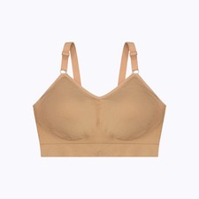 Underoutfit M Full Coverage Comfort Wireless Bra Coffee 454