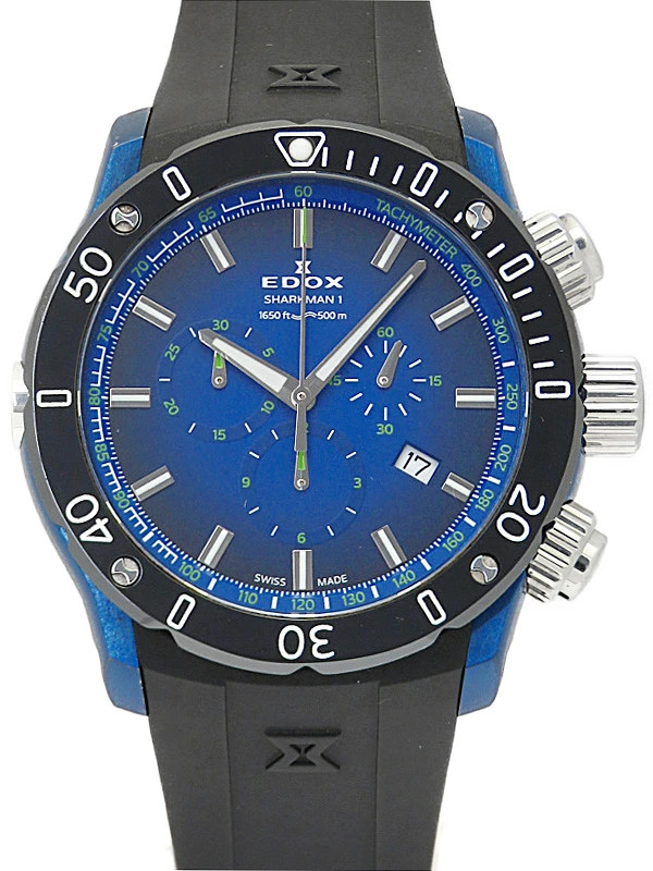 EDOX Chrono Offshore 1 Sharkman Limited Edition 10221 357BU BUV