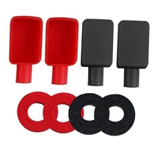  Top Post Flexible Battery Terminal Cover, Battery Terminal Clamp Small 2 Sets