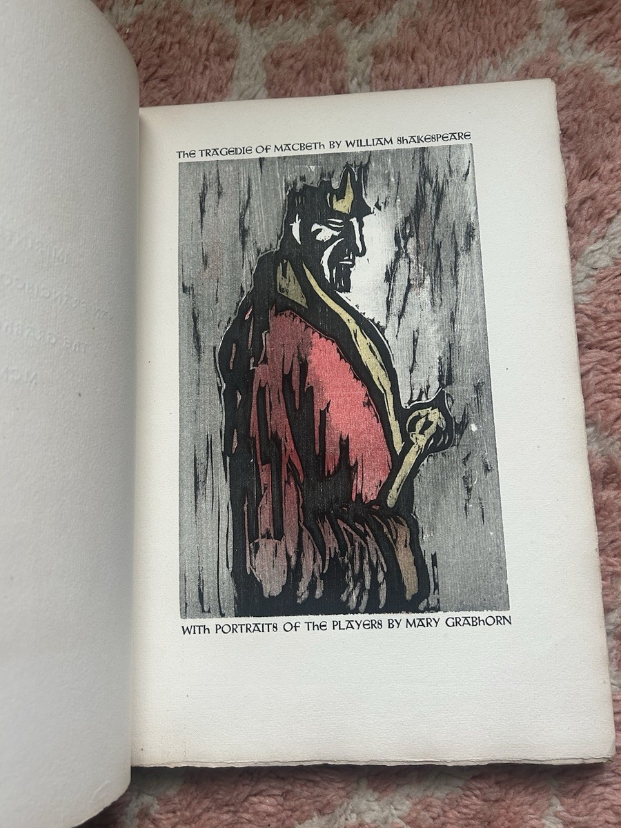 William Shakespeare Macbeth Grabhorn Press Limited Edition of 180