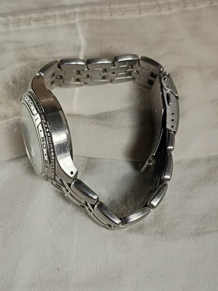 Reloj Pulsera Hombre Fossil AM-3713 Baterías Nuevas Mantiene el Tiempo Perfecto. Esfera azul Foto 4 de 4