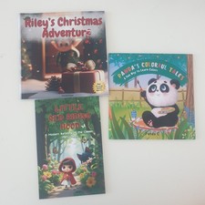 3x Kids Picture Books Bundle | Ages 2-6 | Colors Christmas Fairy Tale | New