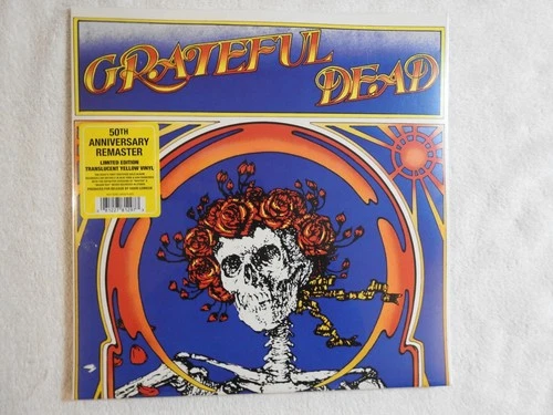 Grateful Dead "Skull & Roses" BRAND NEW 2025 50th Anniversary 2 Yellow Vinyl LP!