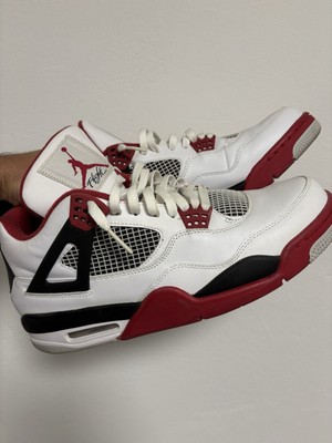 Nike Air Jordan 4 IV Retro Fire Red 2012 White Cement OG US12 EU46