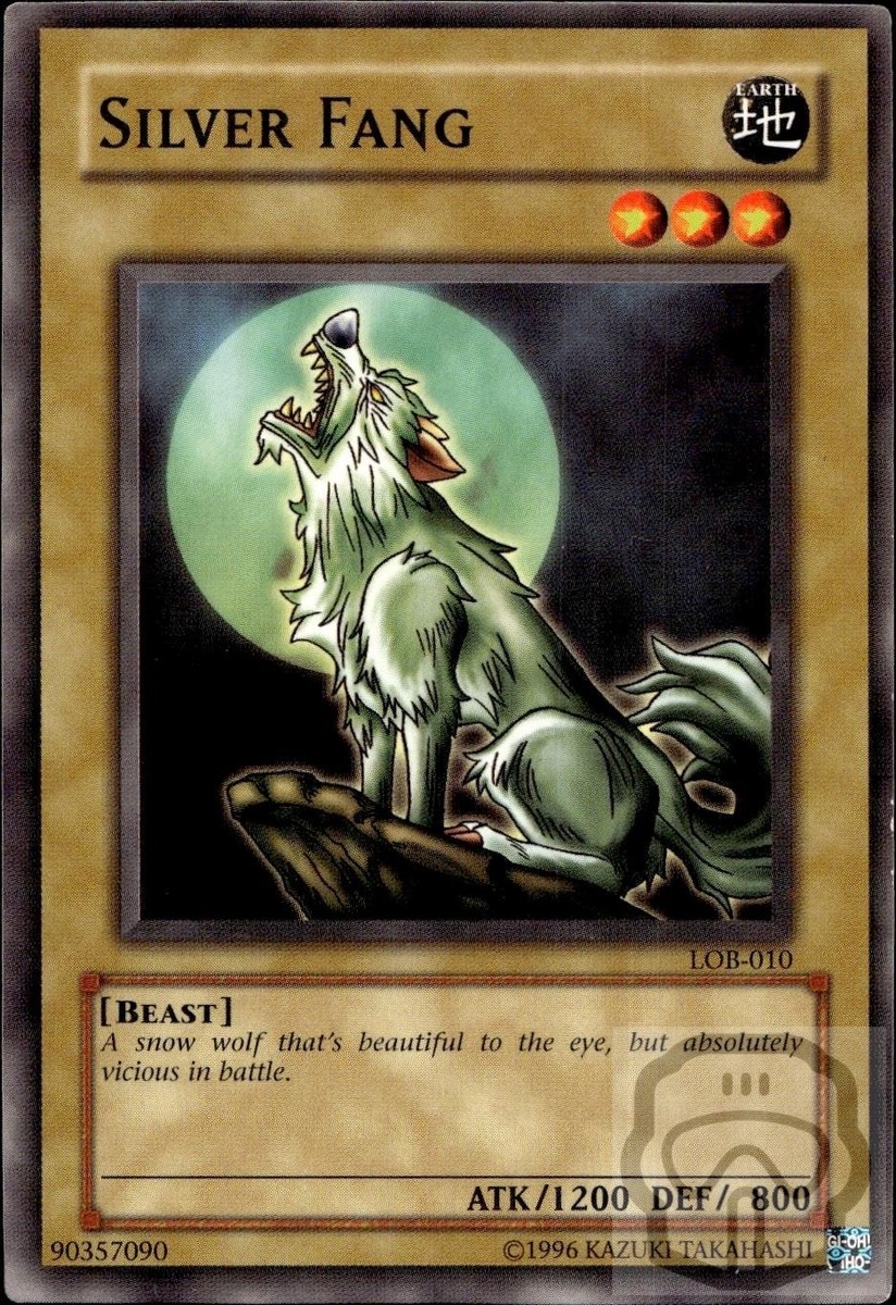 Silver Fang LOB-010 The Legend of Blue Eyes White Dragon Yu-Gi-Oh