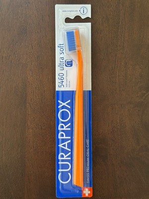 Curaden Curaprox Ultra Soft CS 5460 Toothbrush Orange/Blue Brand New Sealed