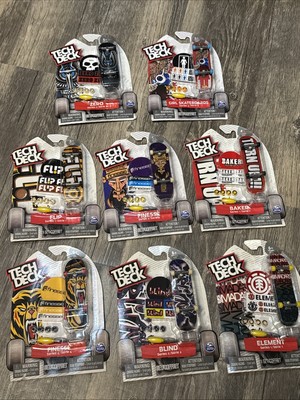 Tech Deck Lot Of  8 Series 1 2 3 Blind Baker Finesse Flip Zero More All Sealed