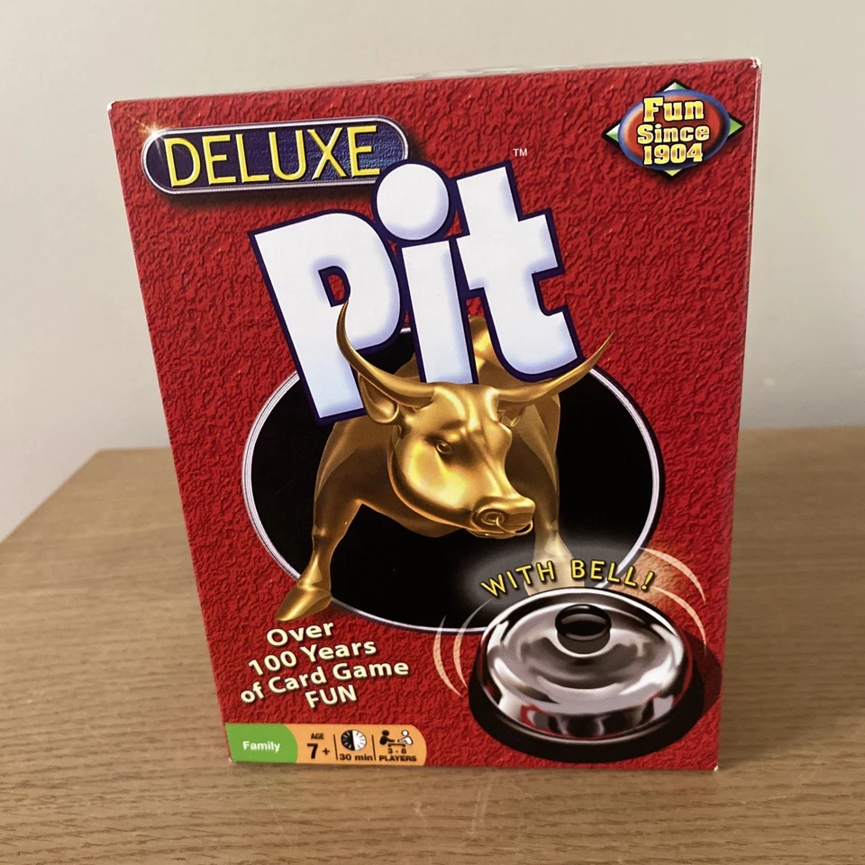 DELUXE PIT Family Card Game With Bell 2015 PreOwned Complete - Image 2 of 4