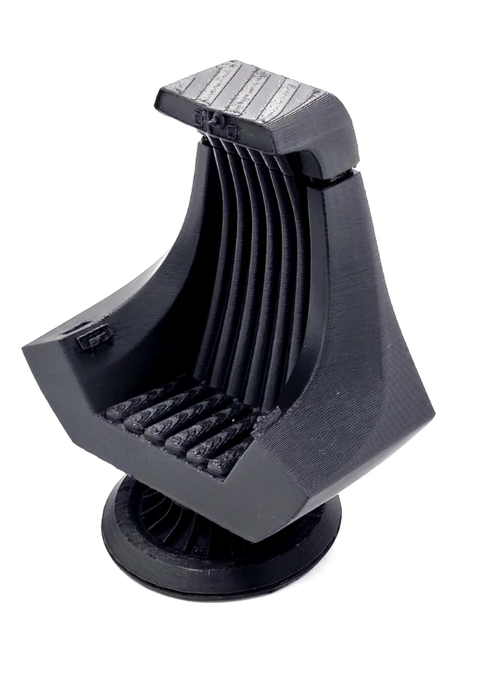 Silla Trono Darth Sidious Emperador Palpatine Serie Negra Star Wars Escala 1:12 Foto 3 de 3